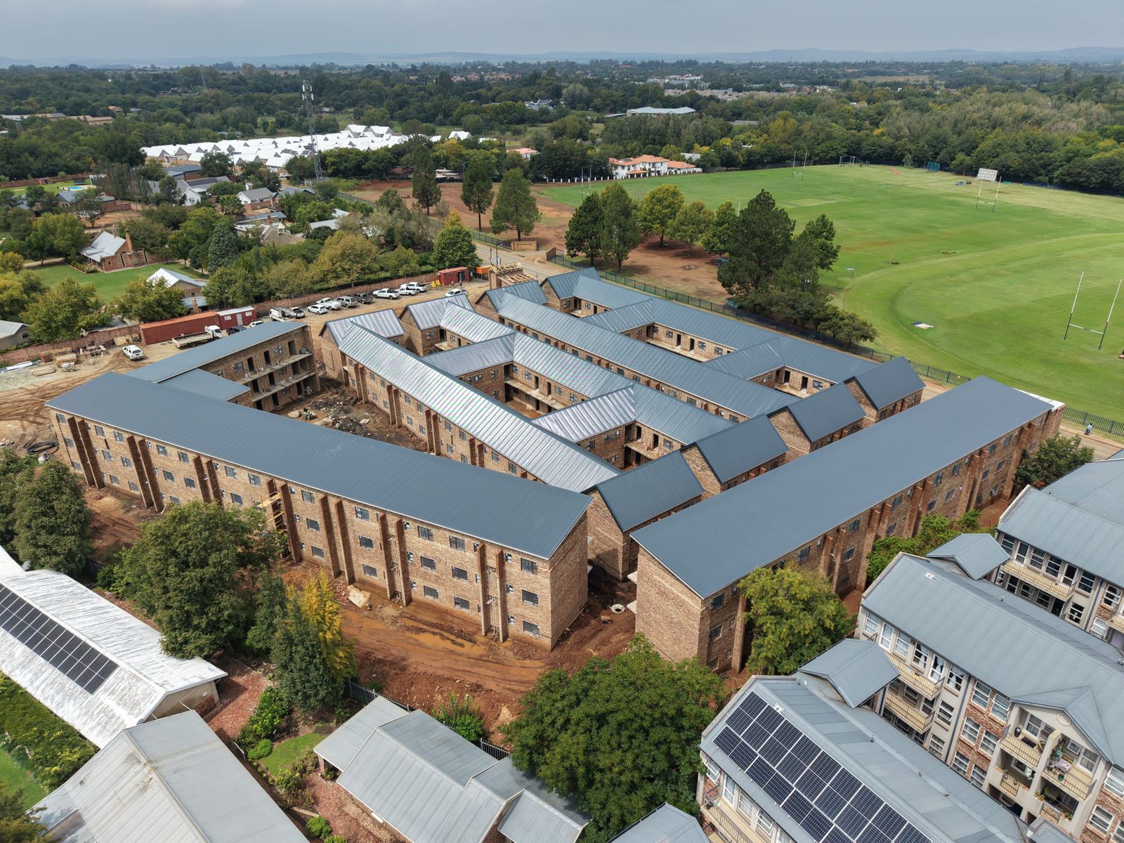 Multi-block residential development supplied by Keevey Roofing